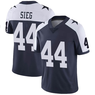 Limited Trent Sieg Men's Dallas Cowboys Alternate Vapor Untouchable Jersey - Navy