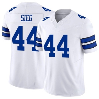 Limited Trent Sieg Men's Dallas Cowboys Vapor F.U.S.E. Jersey - White