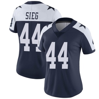 Limited Trent Sieg Women's Dallas Cowboys Alternate Vapor Untouchable Jersey - Navy