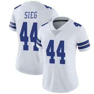 Limited Trent Sieg Women's Dallas Cowboys Vapor Untouchable Jersey - White