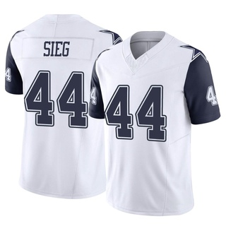 Limited Trent Sieg Youth Dallas Cowboys 2nd Alternate Vapor F.U.S.E. Jersey - White