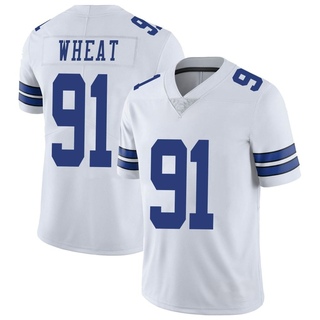 Limited Tyrus Wheat Men's Dallas Cowboys Vapor Untouchable Jersey - White